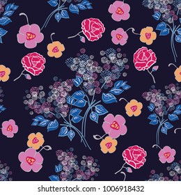 Beautiful seamless flower pattern