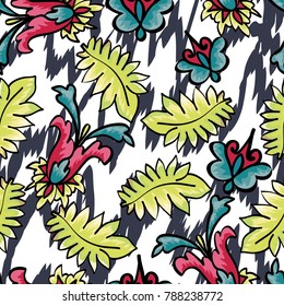Beautiful seamless flower pattern