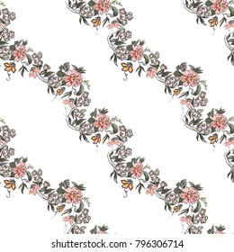 Beautiful seamless flower pattern