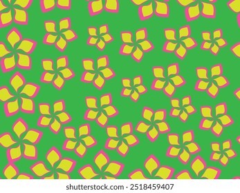 Beautiful seamless flower pattern design
