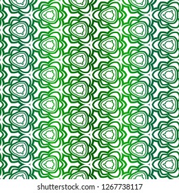 Beautiful Seamless Geometric Flower Ornament Vector Illustration. Abstract. Paper For Scrapbook