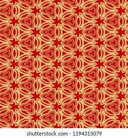 Beautiful seamless geometric ornament Vector illustration. Abstract