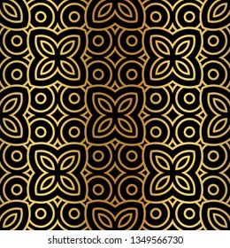 Beautiful Seamless Geometric Ornament Vector Illustration. Abstract