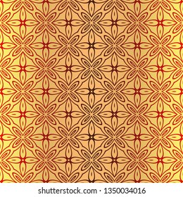 Beautiful Seamless Geometric Ornament Vector Illustration. Abstract