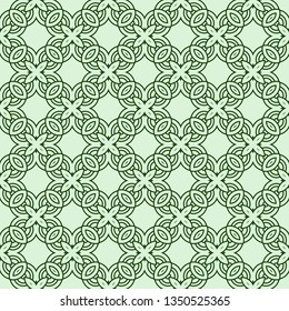 Beautiful Seamless Geometric Ornament Vector Illustration. Abstract