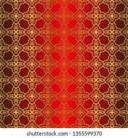 Beautiful Seamless Geometric Ornament Vector Illustration. Abstract