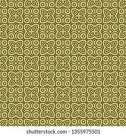 Beautiful Seamless Geometric Ornament Vector Illustration. Abstract