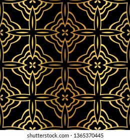 Beautiful Seamless Geometric Ornament Vector Illustration. Abstract