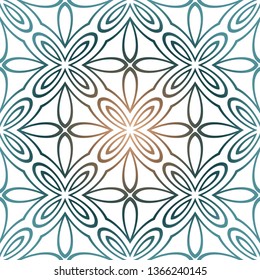 Beautiful Seamless Geometric Ornament Vector Illustration. Abstract