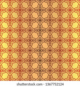 Beautiful Seamless Geometric Ornament Vector Illustration. Abstract