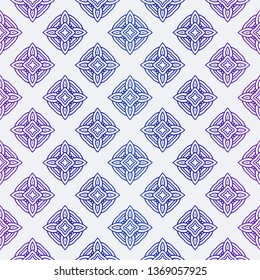Beautiful Seamless Geometric Ornament Vector Illustration. Abstract