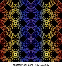 Beautiful Seamless Geometric Ornament Vector Illustration. Abstract