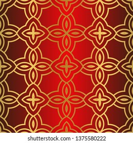 Beautiful Seamless Geometric Ornament Vector Illustration. Abstract