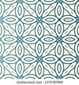 Beautiful Seamless Geometric Ornament Vector Illustration. Abstract