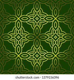 Beautiful Seamless Geometric Ornament Vector Illustration. Abstract