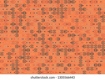 Beautiful seamless geometric pattern design illustration