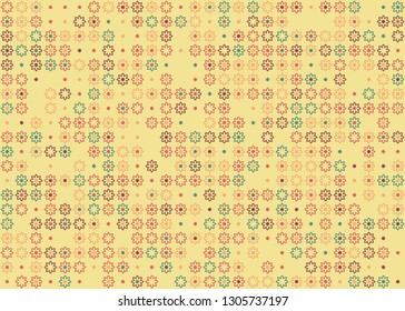 Beautiful seamless geometric pattern design illustration