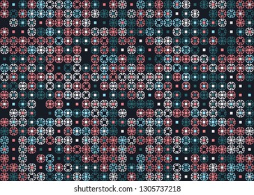 Beautiful seamless geometric pattern design illustration
