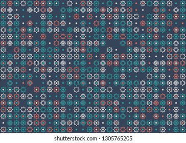 Beautiful seamless geometric pattern design illustration