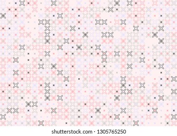 Beautiful seamless geometric pattern design illustration