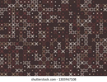 Beautiful seamless geometric pattern design illustration