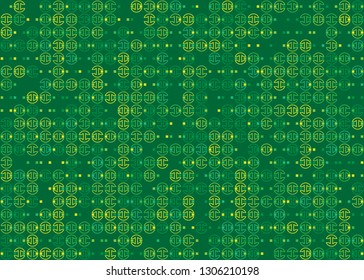 Beautiful seamless geometric pattern design illustration