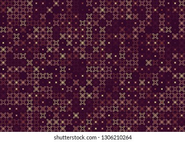 Beautiful seamless geometric pattern design illustration