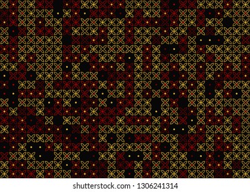 Beautiful seamless geometric pattern design illustration
