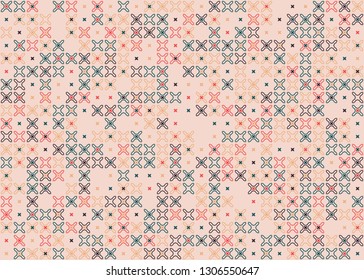 Beautiful seamless geometric pattern design illustration