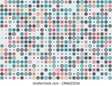 Beautiful seamless geometric pattern design illustration