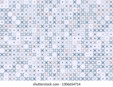 Beautiful seamless geometric pattern design illustration