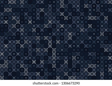 Beautiful seamless geometric pattern design illustration