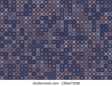 Beautiful seamless geometric pattern design illustration