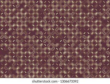 Beautiful seamless geometric pattern design illustration