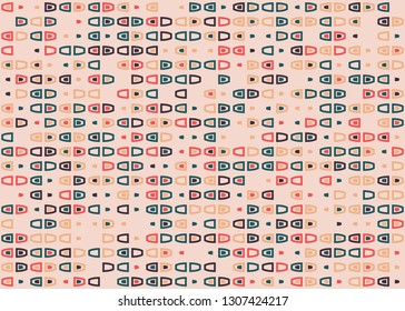 Beautiful seamless geometric pattern design illustration