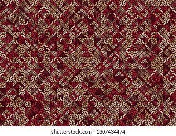 Beautiful seamless geometric pattern design illustration