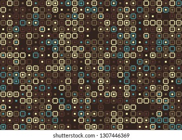 Beautiful seamless geometric pattern design illustration