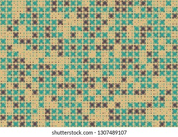 Beautiful seamless geometric pattern design illustration