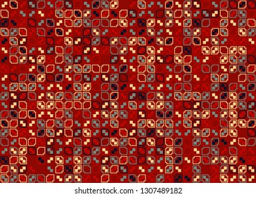 Beautiful seamless geometric pattern design illustration