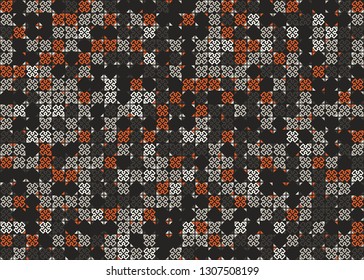 Beautiful seamless geometric pattern design illustration