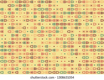 Beautiful seamless geometric pattern design illustration