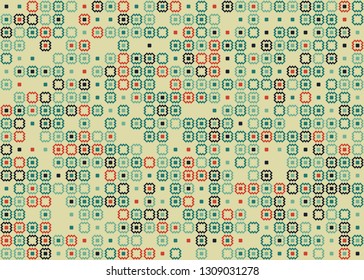 Beautiful seamless geometric pattern design illustration