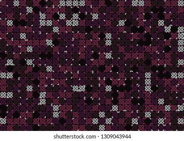 Beautiful seamless geometric pattern design illustration