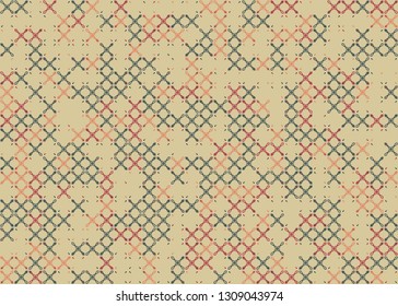 Beautiful seamless geometric pattern design illustration