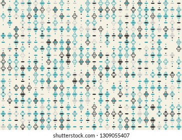 Beautiful seamless geometric pattern design illustration