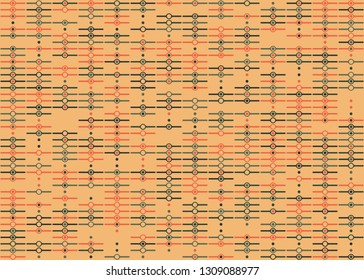 Beautiful seamless geometric pattern design illustration