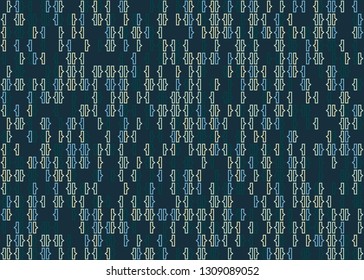 Beautiful seamless geometric pattern design illustration