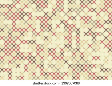 Beautiful seamless geometric pattern design illustration