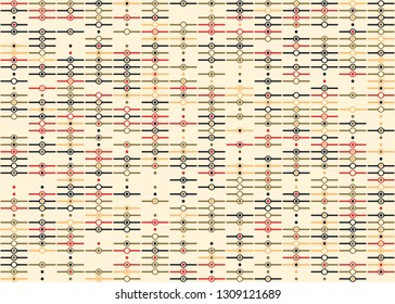 Beautiful seamless geometric pattern design illustration