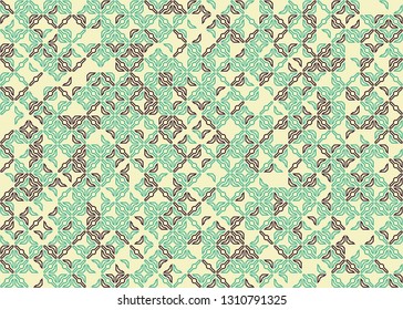 Beautiful seamless geometric pattern design illustration